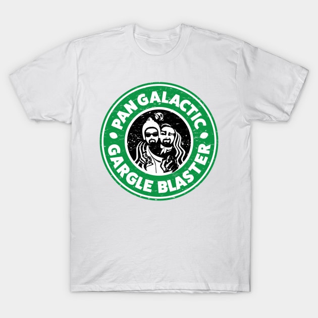 Pan Galactic Gargle Blaster - Coffee T-Shirt by Malupali